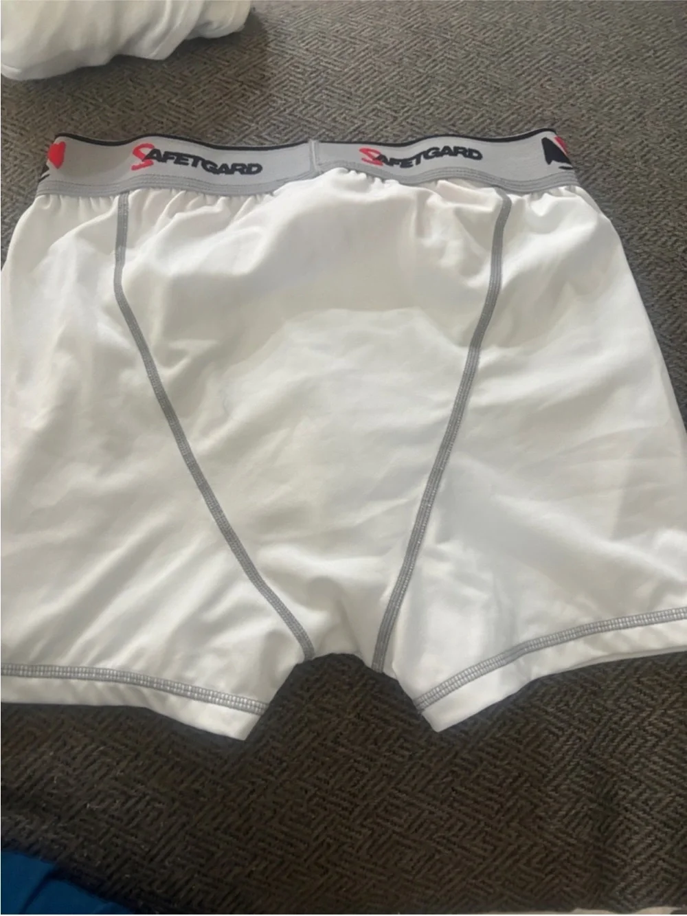 Men’s White Performance Boxer Briefs